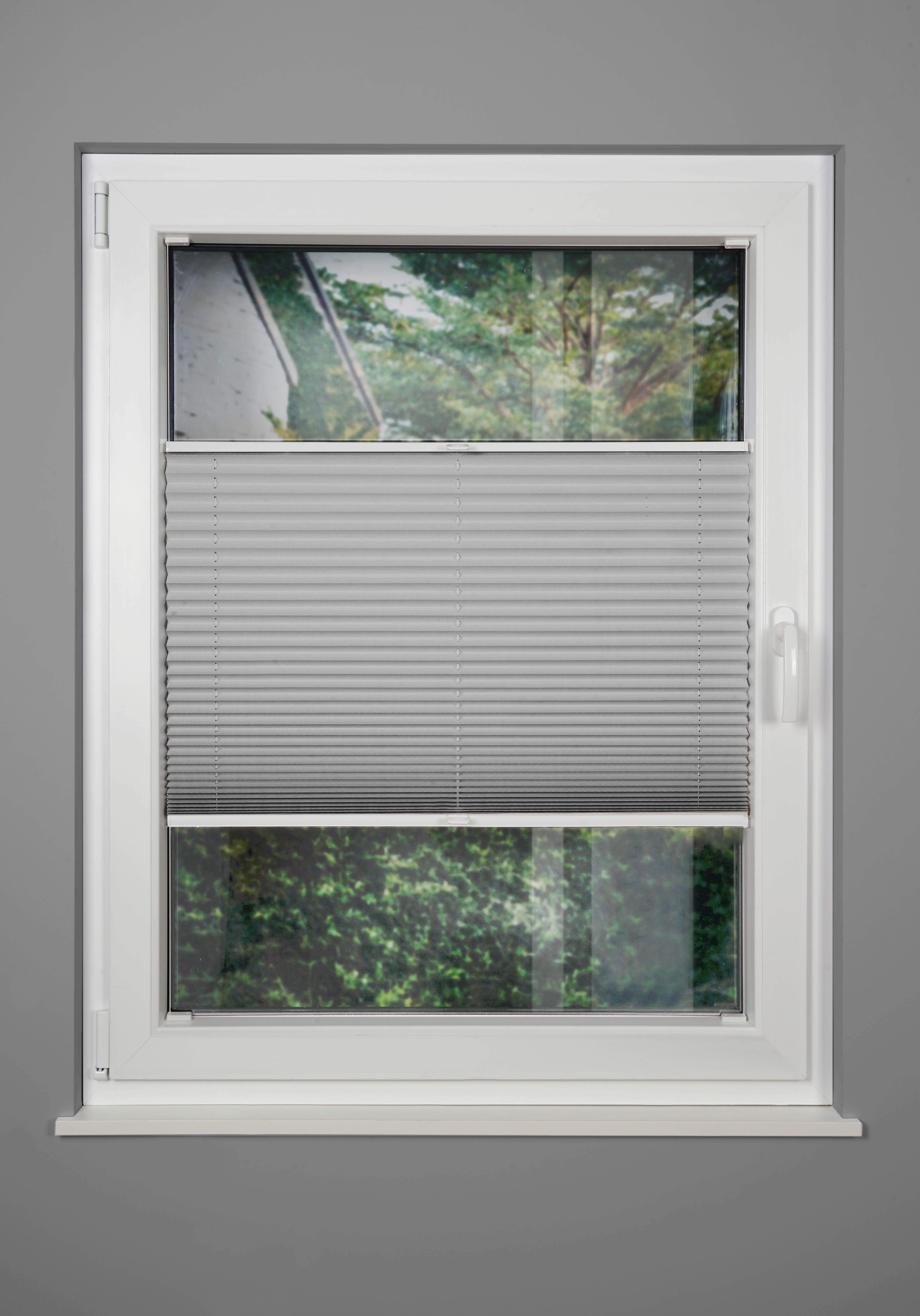 ThermoPlissee auf Maß für Fenster zum Anschrauben in Glasleiste Farbe